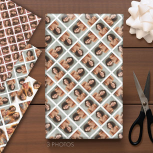3 Fotos in 3 verschiedenen Größen Funky Design Mus Geschenkpapier Set