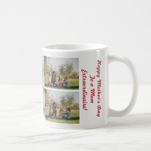 3 Fotos Mama Extraordinaire Niedlich Elegant Mutte Kaffeetasse