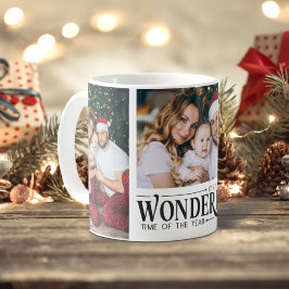 3 Fotos Weihnachten ist die schönste Weihnachtszei Kaffeetasse