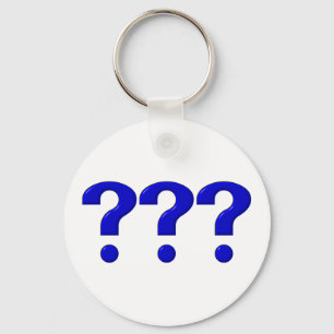 3 Fragezeichen Schlüsselanhänger
