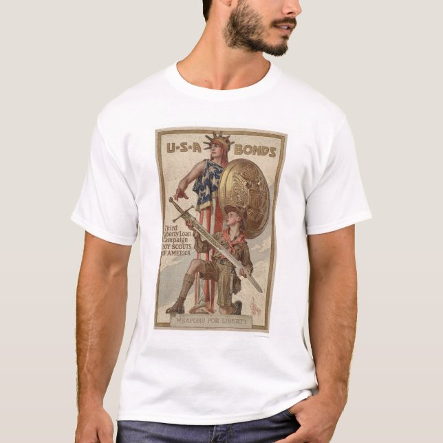 3. Freiheits-Darlehens-Kampagnen-Pfadfinder T-Shirt (Vorderseite)