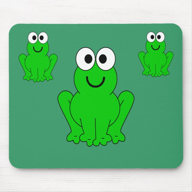 3 Frösche Mousepad (Vorne)