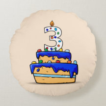 3. Geburtstag, 3. Geburtstag, auf Sweet Blue Cake