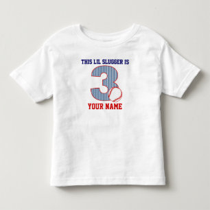 3. Geburtstag Baseball Personalisierter T - Shirt