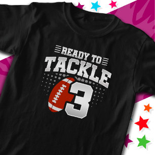 3. Geburtstag für Fußball Party bereit T-Shirt