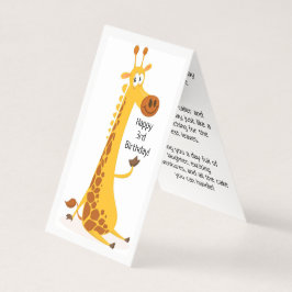 3. Geburtstag - Kinderkarte