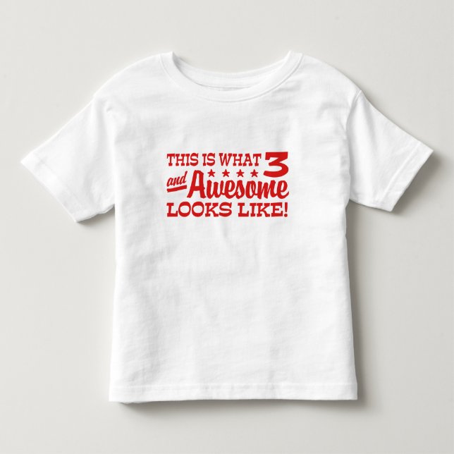 3. Geburtstag Kleinkind T-shirt (Vorderseite)