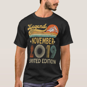 3. Geburtstag Phantastisch seit November 2019 3 Ja T-Shirt