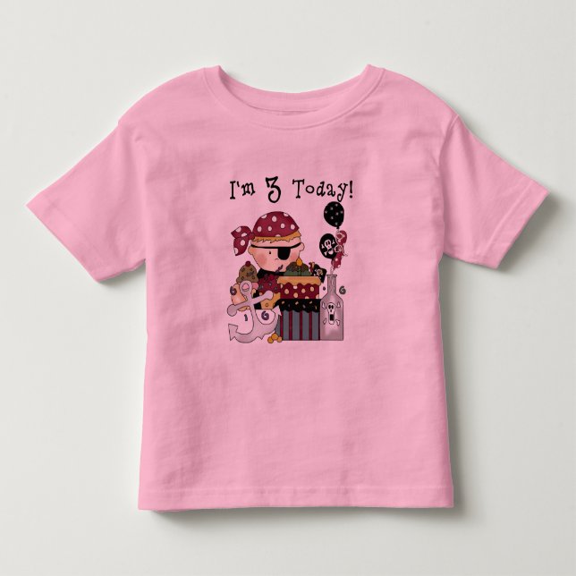 3. Geburtstag Pirate Tshirts and Gifts (Vorderseite)