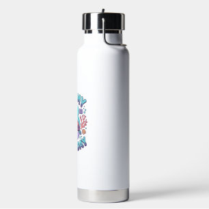 3. Geburtstag Schildkröte Vintage Gravur Design_1 Trinkflasche