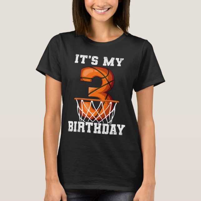 3. Geburtstag Sketll  T-Shirt (Vorderseite)