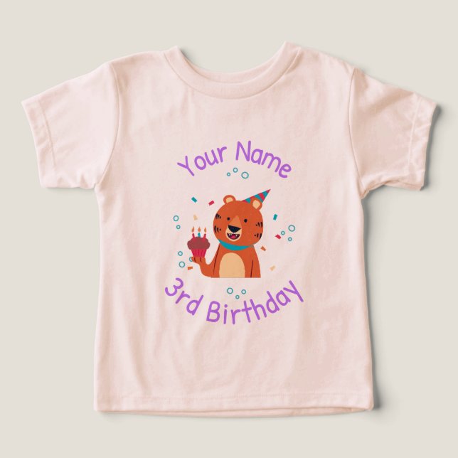 3. Geburtstag Tiger (Design Vorderseite)