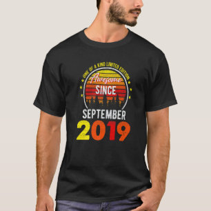 3. Geburtstag Vintage September 2019  3 Jahre T-Shirt