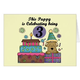 3. Geburtstag Welpe T - Shirt und Geschenke