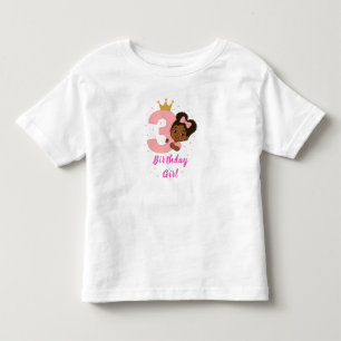 3. Geburtstags-Girl-Shirt mit süßem Kleinkind T-shirt