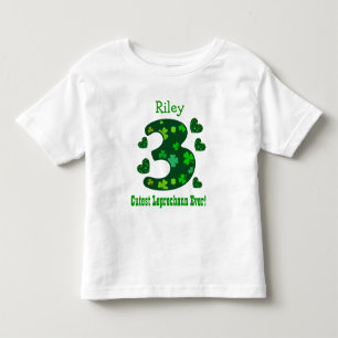 3. Geburtstags-St Patrick niedlichster Kobold Kleinkind T-shirt