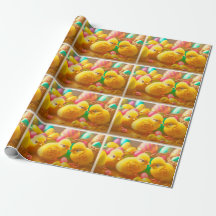 3 gelbe kleine Osterküken Sammlung