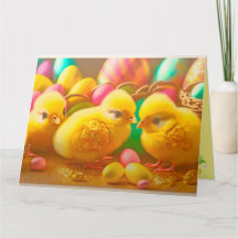 3 Gelbe Kleine Ostern Küken Sammlung