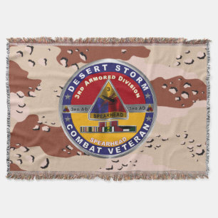 3. gepanzerte Division Desert Storm Veteran Decke