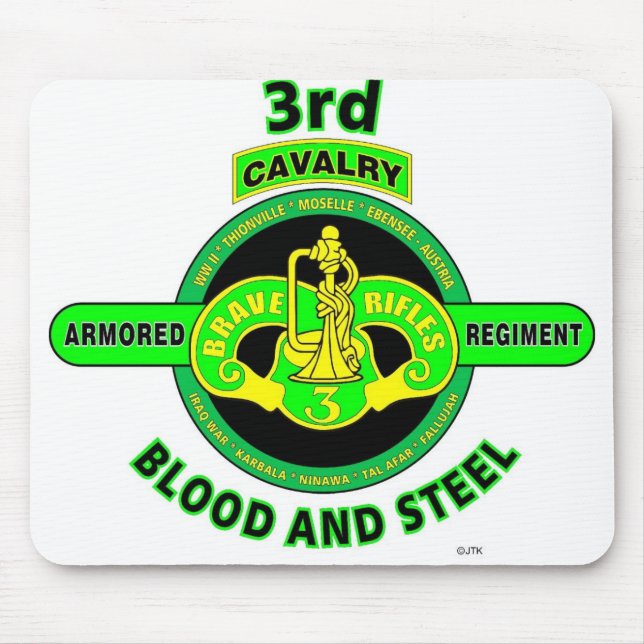 3. GEPANZERTE KAVALLERIE-REGIMENT " TAPFERE MOUSEPAD (Vorne)