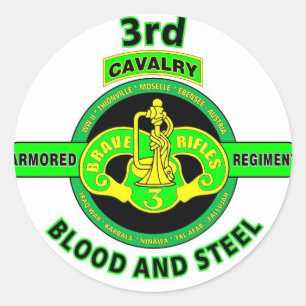 3. GEPANZERTE KAVALLERIE-REGIMENT " TAPFERE RUNDER AUFKLEBER