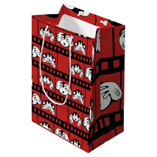 3 Geschenktasche für Affen Mittlere Geschenktüte (Vorderseite Schrägansicht)