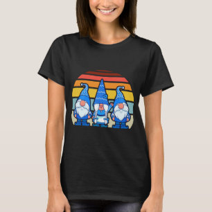 3 Gnomes Retro Style Vintage Weihnachtselfen Nordi T-Shirt