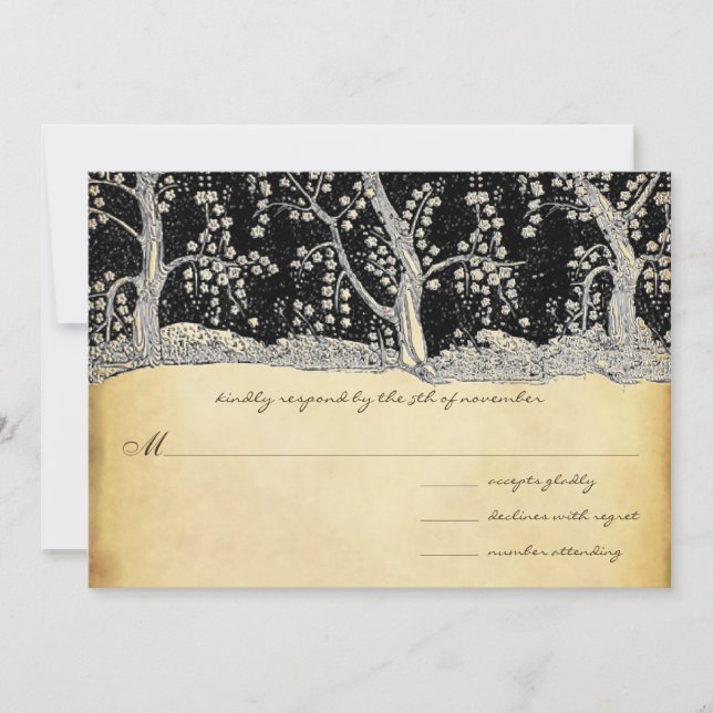 3 Goldgräber auf Gold und Black Metallic Elegance Einladung (Vorderseite)
