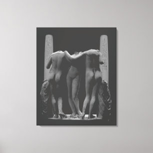 3 Graces Print Roman Art Print Stretched Leinwand