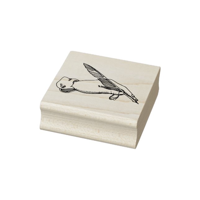3 Größen Gummi Briefmarke mit Bild Handschriftlich Gummistempel (Stempel)