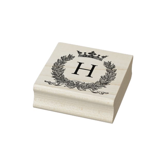 3 Größen Gummi Briefmarke Monogramm Anfangsbuchsta Gummistempel (Stempel)
