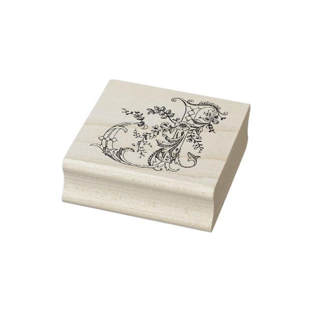 3 Größen Gummi Briefmarke Monogramm Anfangsbuchsta Gummistempel (Stempel)