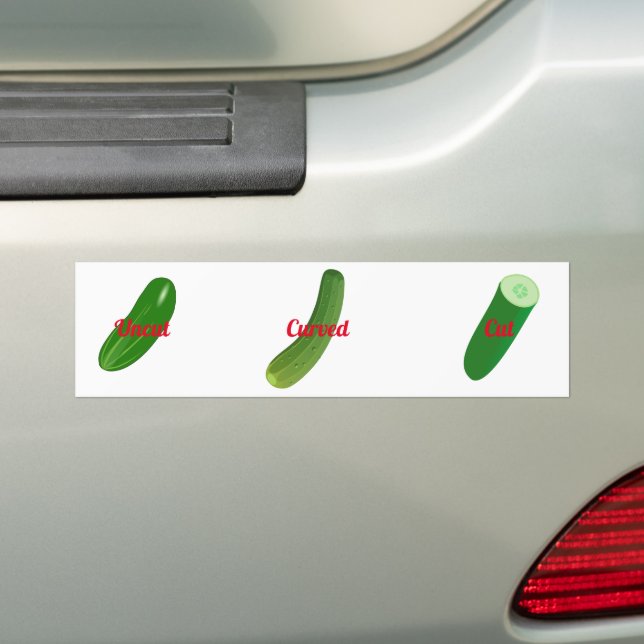 3 Gurken Thunder_Cove Autoaufkleber (Auf Auto)