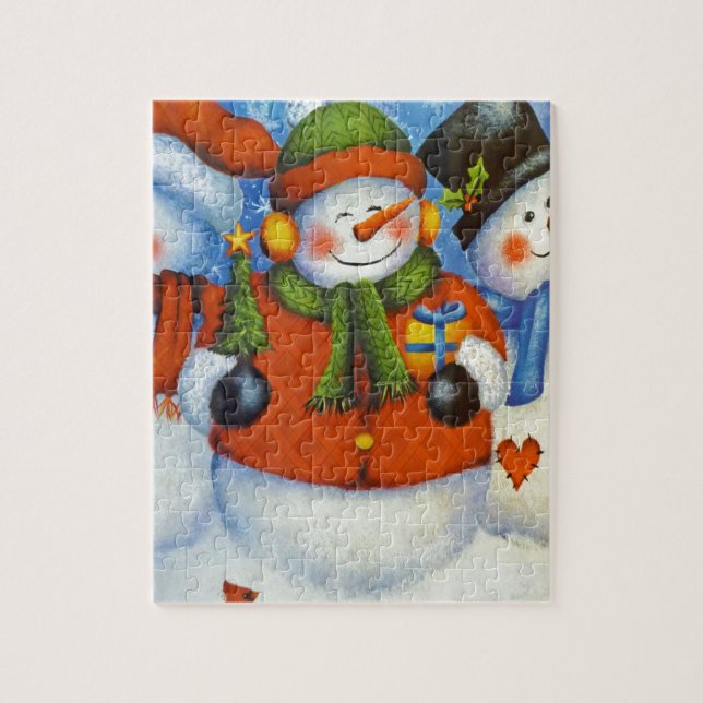 3 Happy Snowmen (Vertikal)