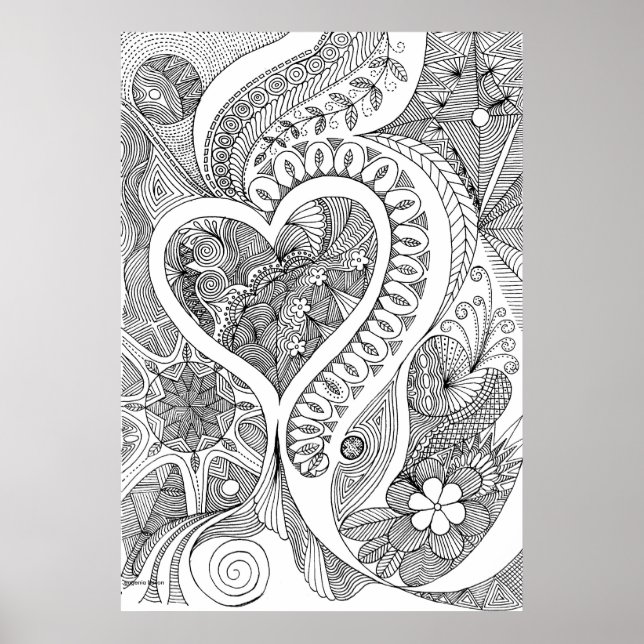 3 HERZEN POSTER (Vorne)