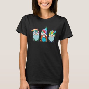 3 Hippie-Gnome Binden-Färbung Hut Retro-Frieden Gr T-Shirt