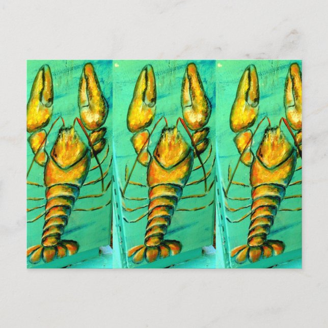 3 Hummer Postkarte (Vorderseite)