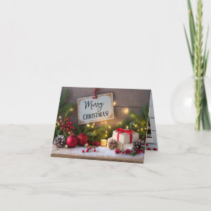 3 Image Christmas Grußkarte Karte