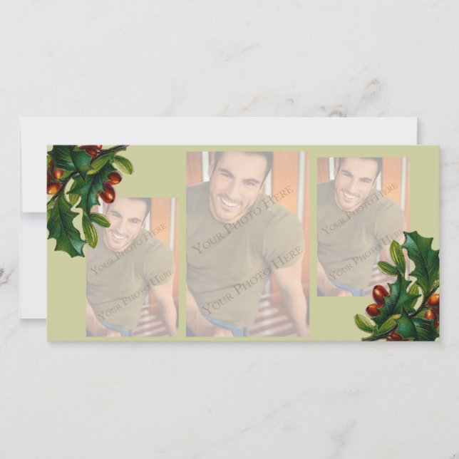 3 images Cartes photos de Noël (Devant)