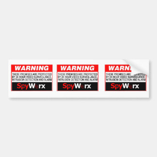 3 in 1 Fake-Warnungssystem-Aufkleber für Ihr Autoaufkleber