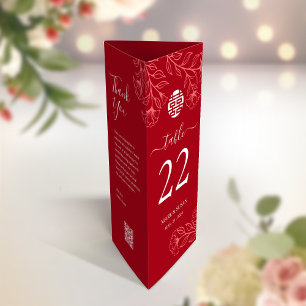 3 in 1 Tischnummer, Menü & Dankeschön Karte