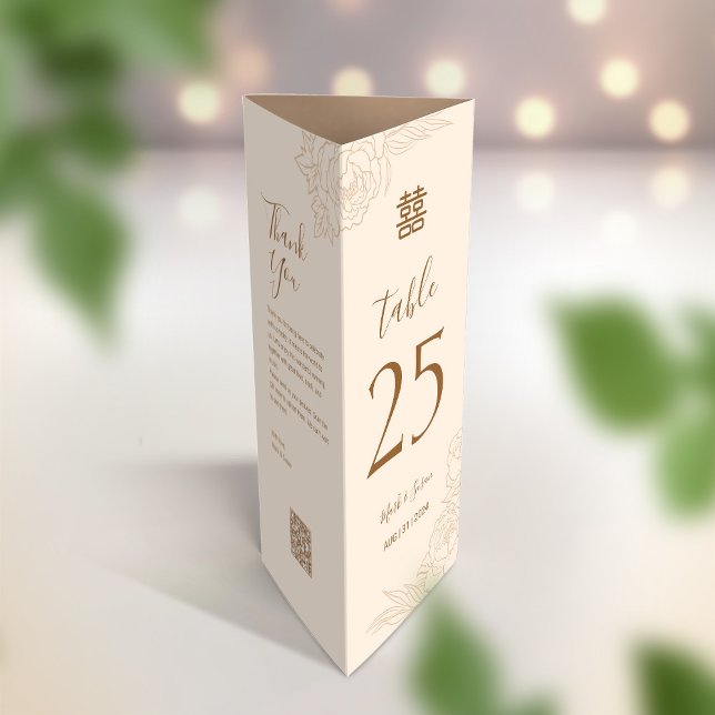 3 in 1 Tischnummer, Menü & Dankeschön Karte (Von Creator hochgeladen)