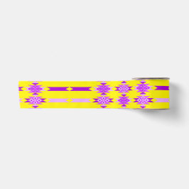 3 Inch Wüstendiamanten auf gelb Satinband