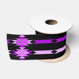 3 Inch Wüstendiamanten auf schwarz Satinband