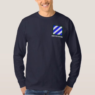 3. Infanterie-Abteilungs-langes Hülsen-T-Shirt T-Shirt