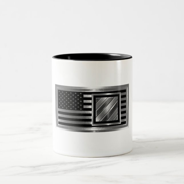 3. Infanterie-Division - Gepasste Flagge Zweifarbige Tasse (Mittel)