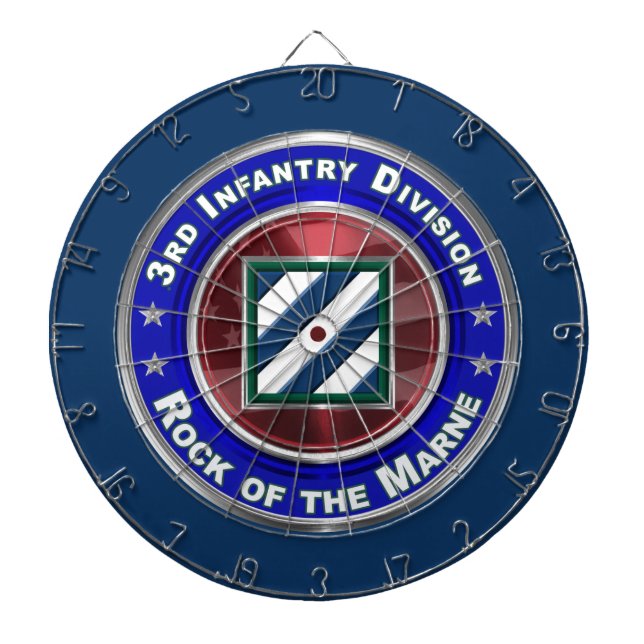 3. Infanterie Division Rock der Marne! Dartscheibe (vorne)