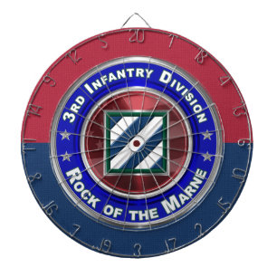 3. Infanterie Division Rock der Marne! Dartscheibe
