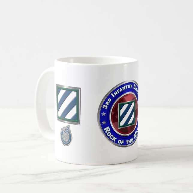 3. Infanterie Division Rock der Marne! Kaffeetasse (Vorderseite Links)