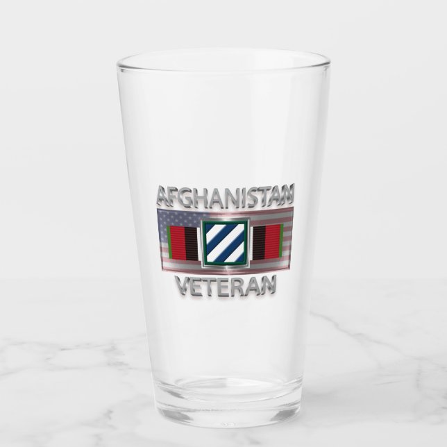 3. Infanterieabteilung Afghanistan Veteran Glas (Vorderseite)